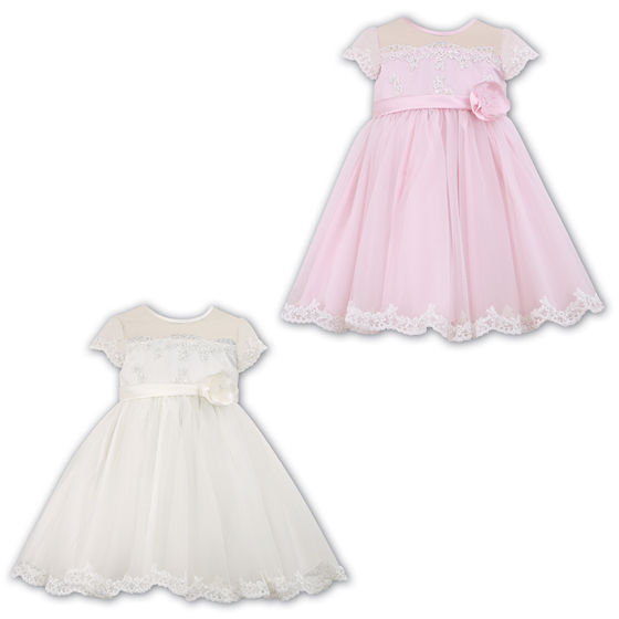 Sarah Louise Ceremonial Ballerina Length Christening Party Dress 70007